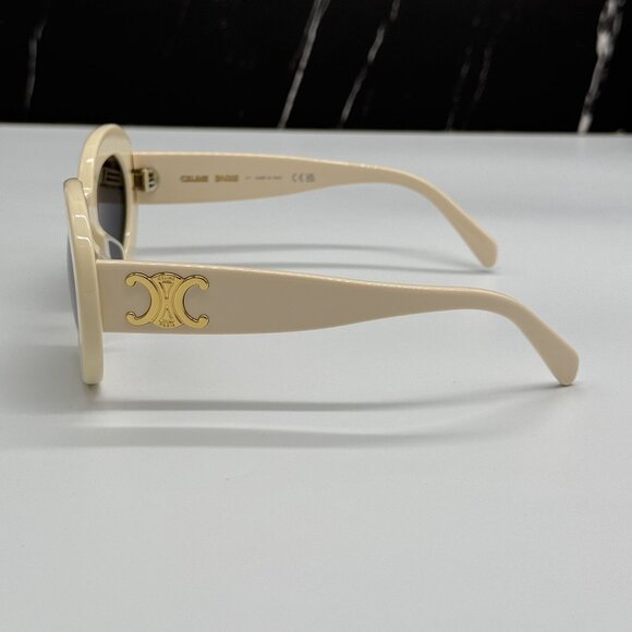 NEW CELINE CL40312U 25A ROUND IVORY WOMEN SUNGLASSES CELINE - Picture 7 of 10